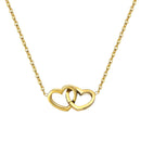 Colar Amor Entrelaçado Prata 925 + Rosa Real Preservada